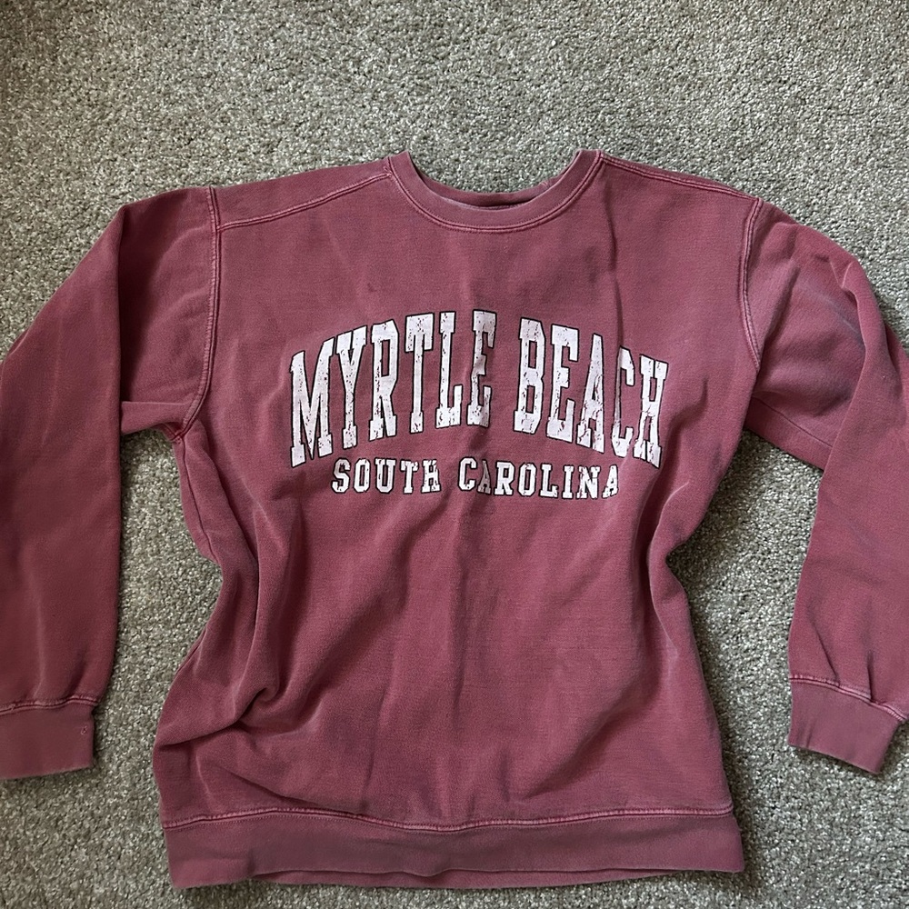 Myrtle Beach South Carolina Maroon Sweatshirt